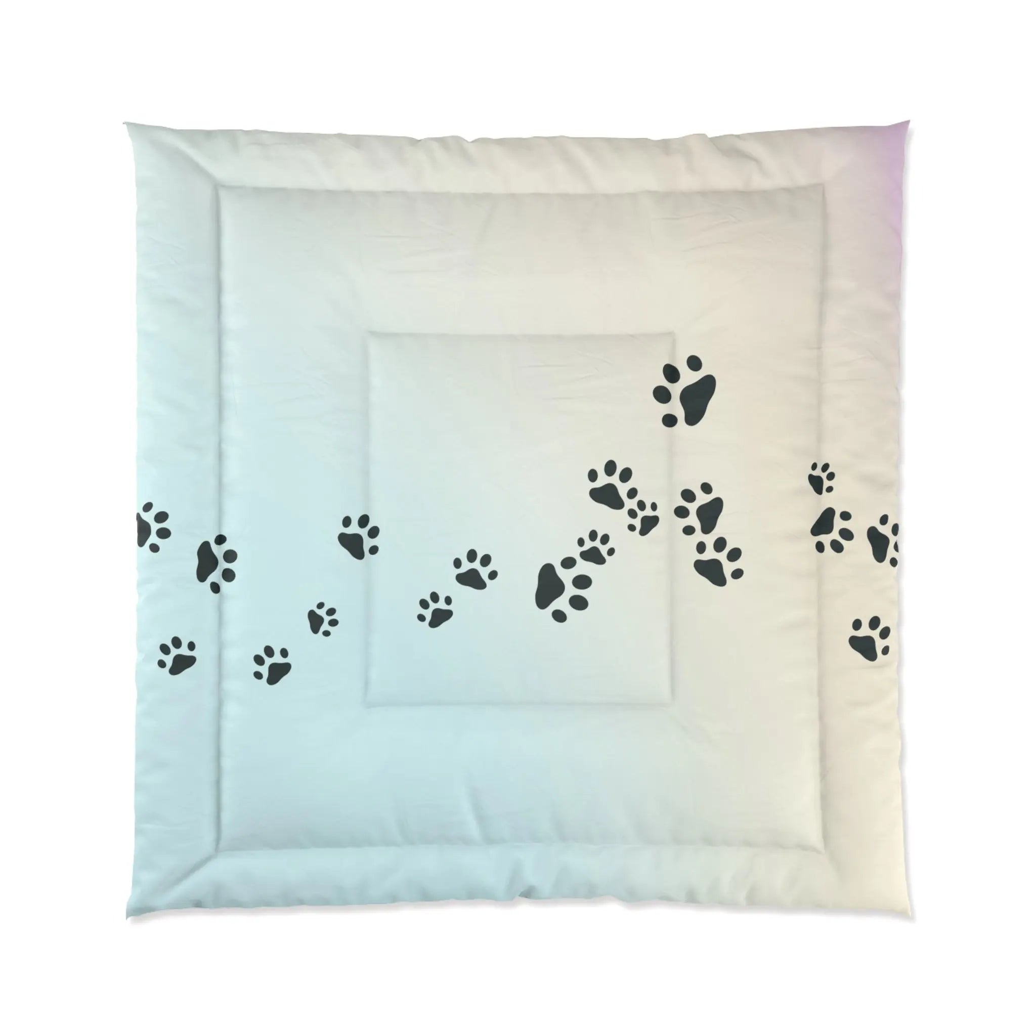 Kitty Tracks Comforter - Cozy Pet Lover Bedding