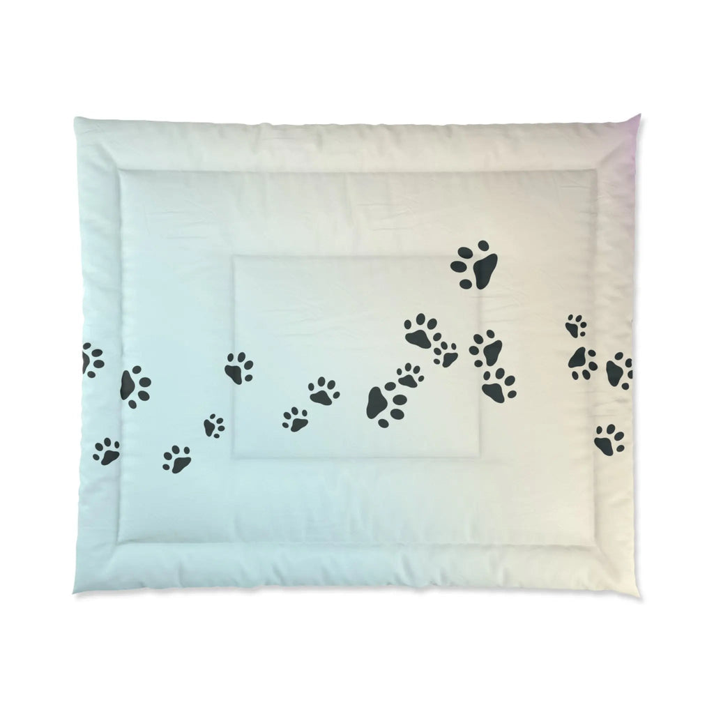 Kitty Tracks Comforter - Cozy Pet Lover Bedding